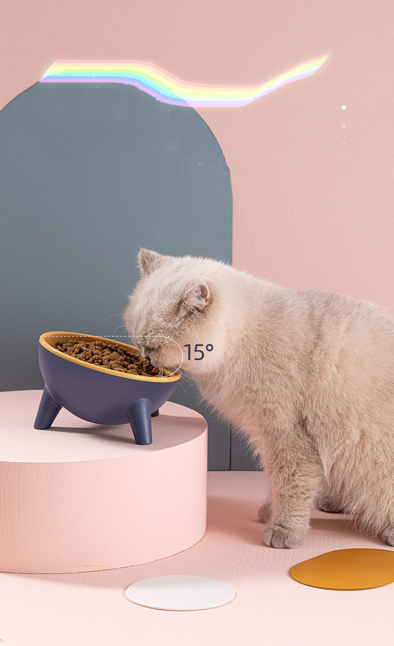 Nordic Style Elevated Pet Bowl with Stand – Feeding Bowls for Cats, Dogs & Rabbits