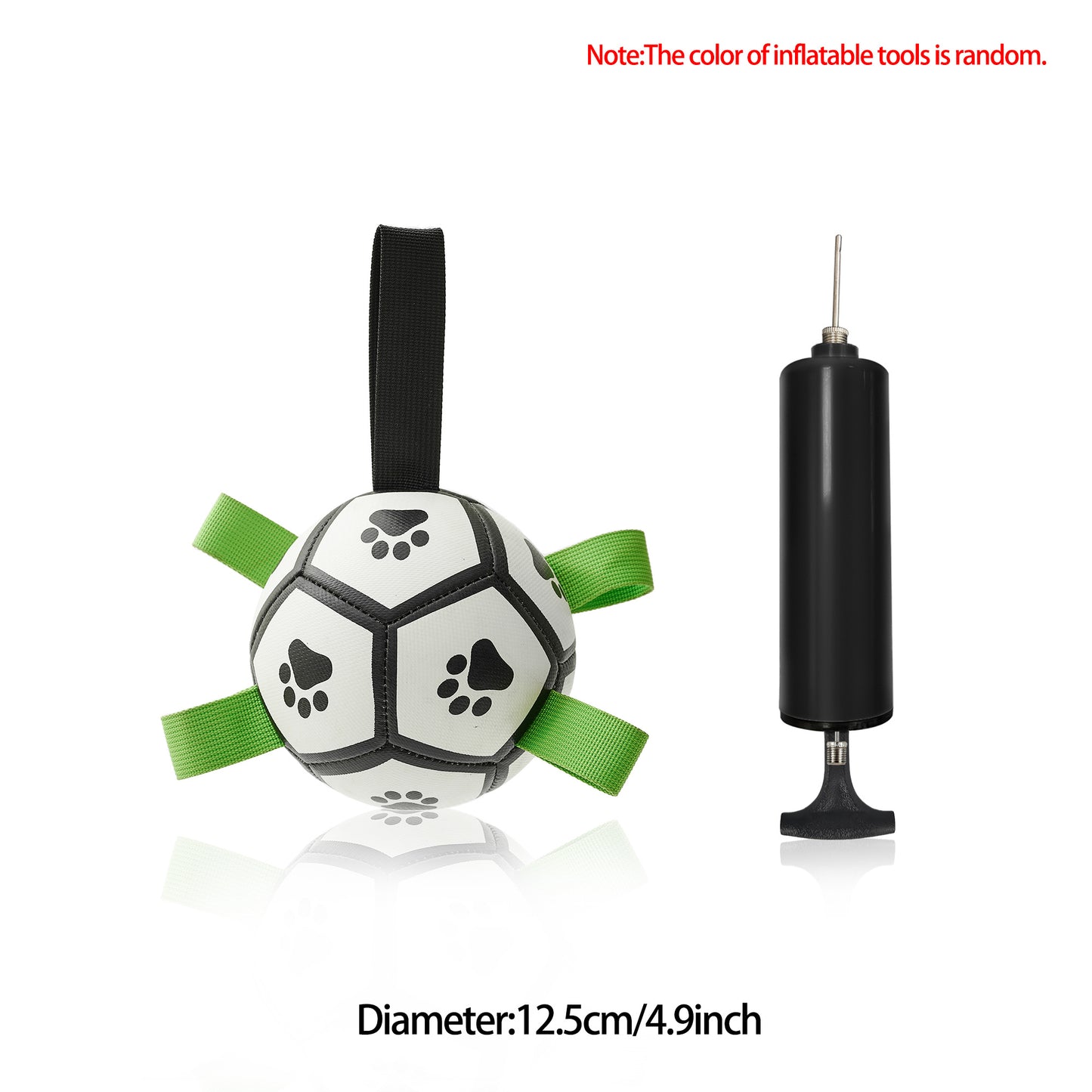 Interactive Dog Soccer Ball – Durable Outdoor Toy for Medium & Large Dogs
