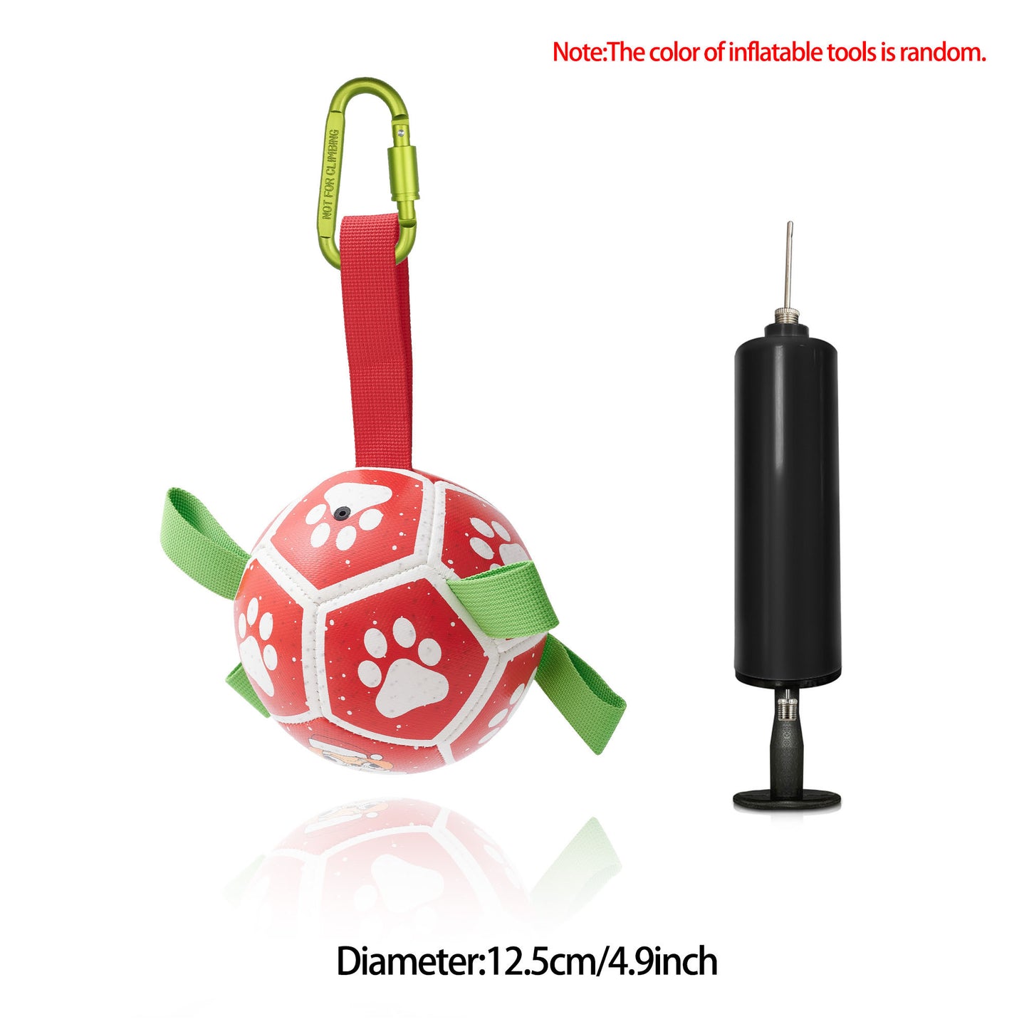 Interactive Dog Soccer Ball – Durable Outdoor Toy for Medium & Large Dogs