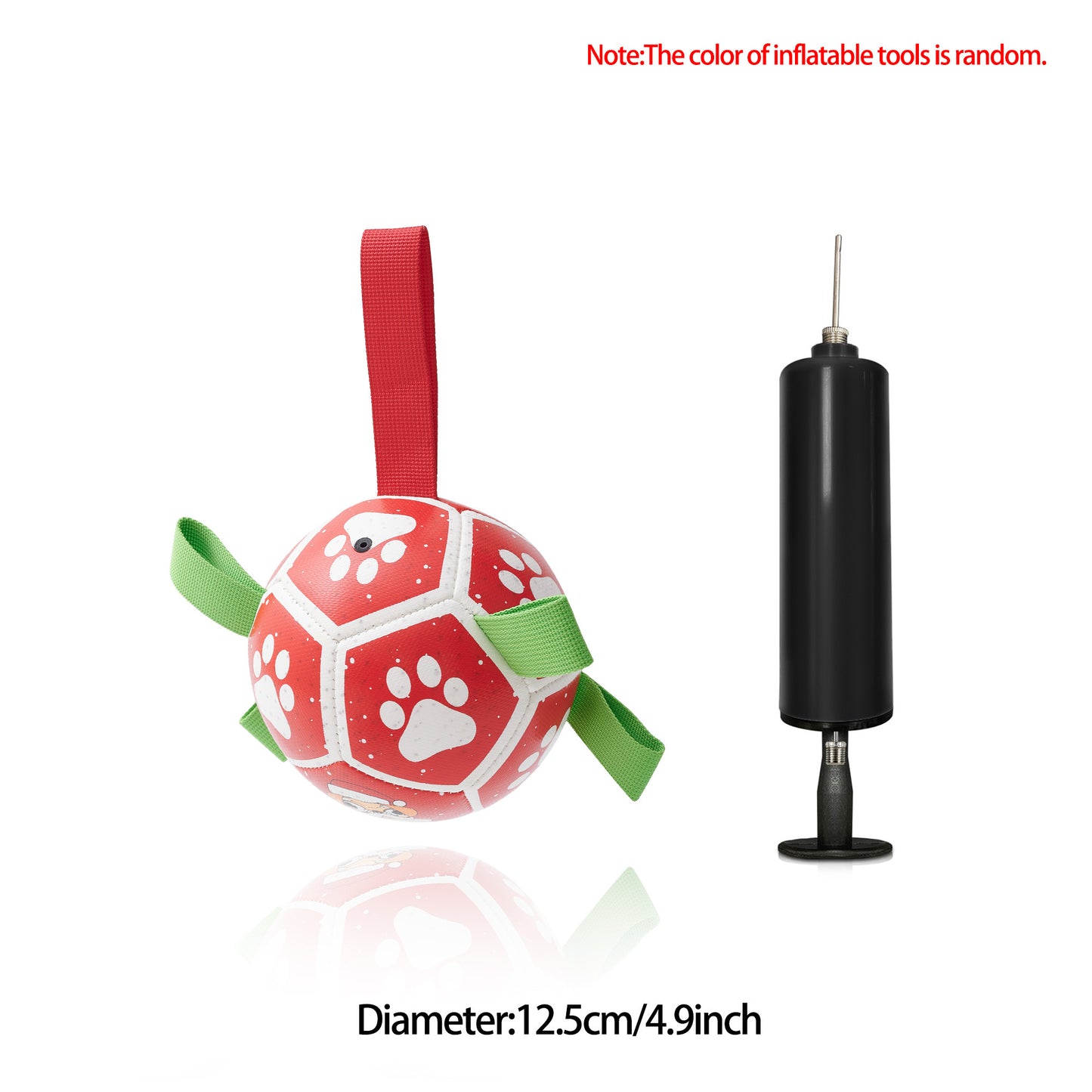 Interactive Dog Soccer Ball – Durable Outdoor Toy for Medium & Large Dogs