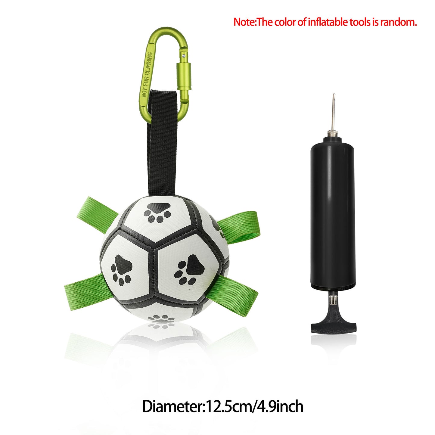 Interactive Dog Soccer Ball – Durable Outdoor Toy for Medium & Large Dogs
