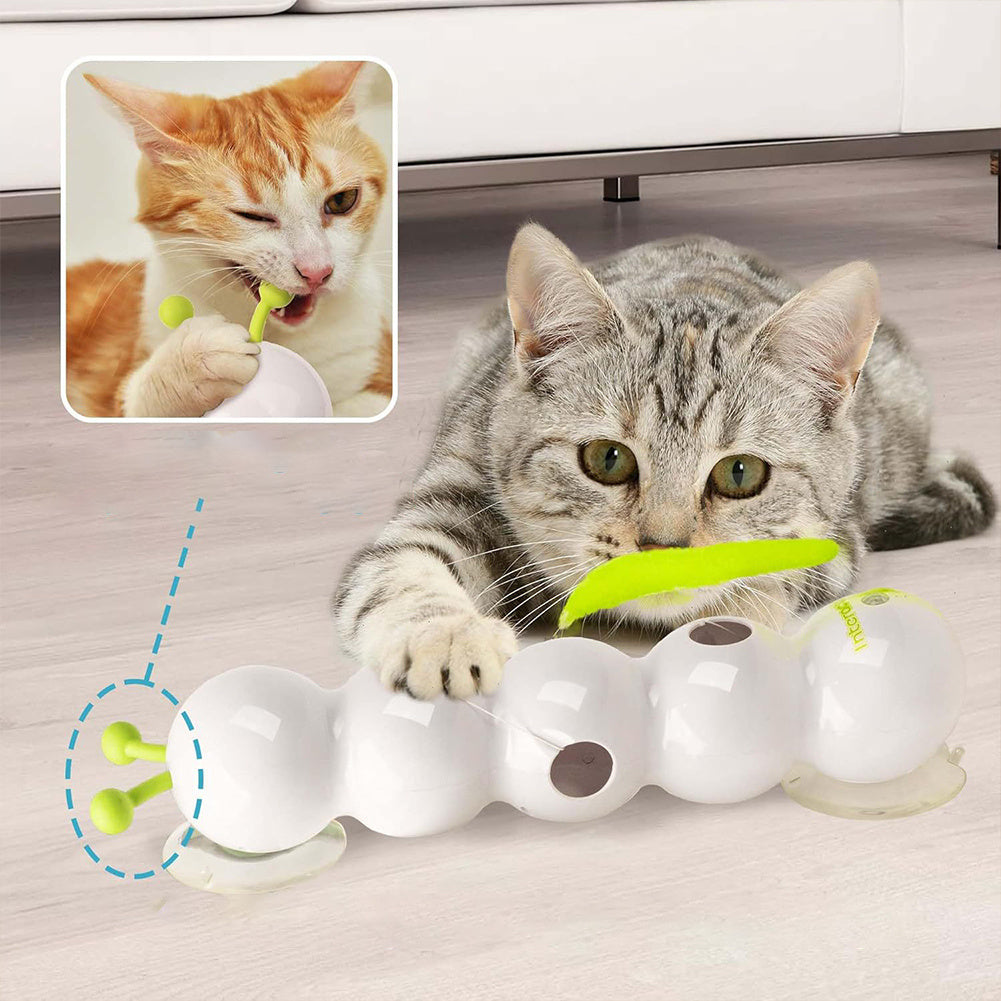 Smart Motion Cat Toy – Rechargeable Interactive Teaser with Moving Tail
