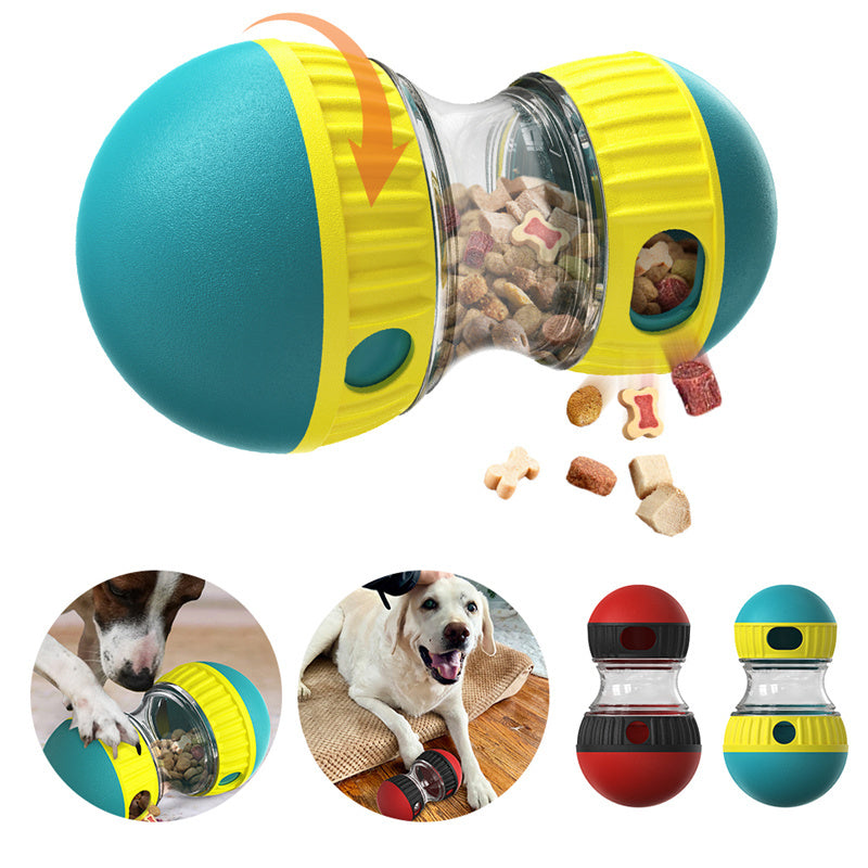 Interactive Food Dispensing Dog Toy – Slow Feeder Puzzle Ball for Mental Stimulation