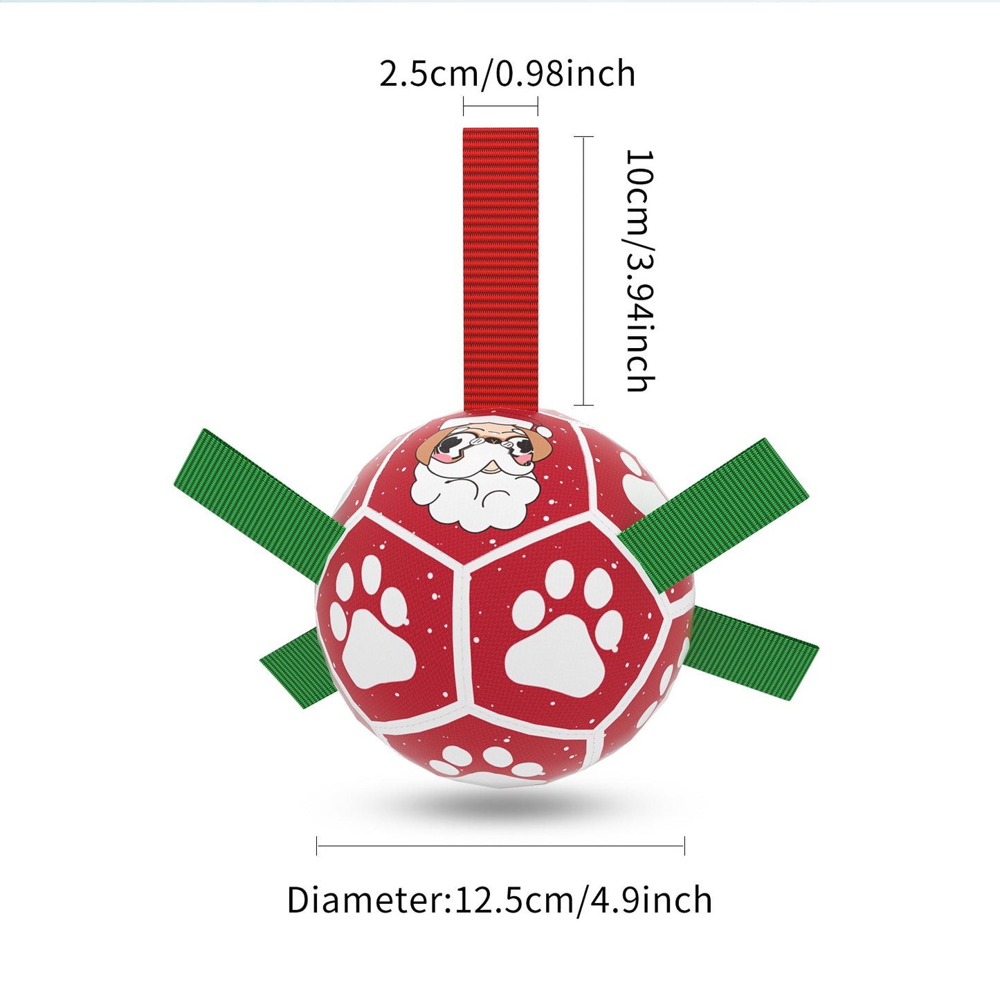 Interactive Dog Soccer Ball – Durable Outdoor Toy for Medium & Large Dogs