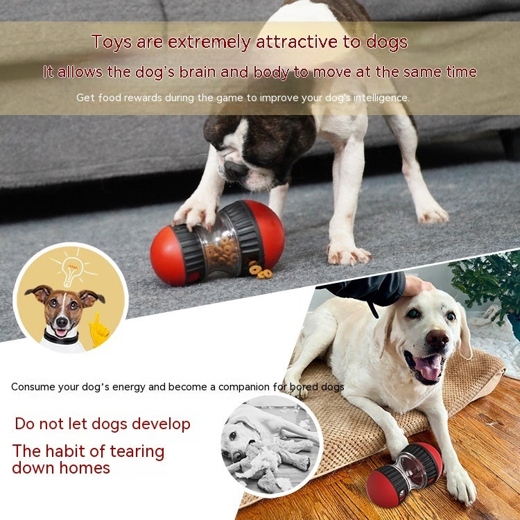 Interactive Food Dispensing Dog Toy – Slow Feeder Puzzle Ball for Mental Stimulation