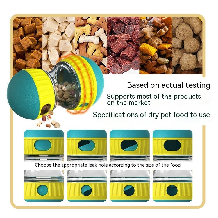 Interactive Food Dispensing Dog Toy – Slow Feeder Puzzle Ball for Mental Stimulation