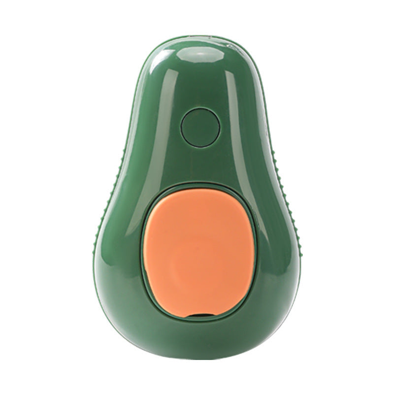 Steam Cat Brush – Self-Cleaning Pet Grooming Comb for Cats & Dogs Avocado Design