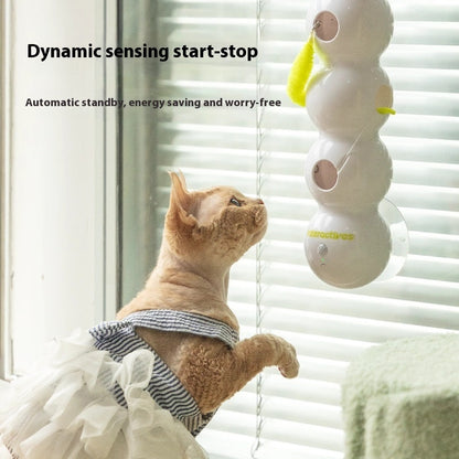 Smart Motion Cat Toy – Rechargeable Interactive Teaser with Moving Tail