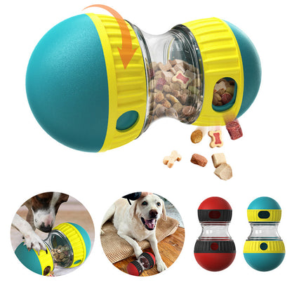 Interactive Food Dispensing Dog Toy – Slow Feeder Puzzle Ball for Mental Stimulation