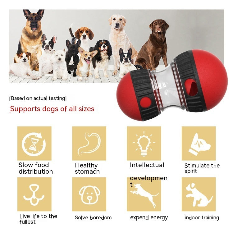 Interactive Food Dispensing Dog Toy – Slow Feeder Puzzle Ball for Mental Stimulation