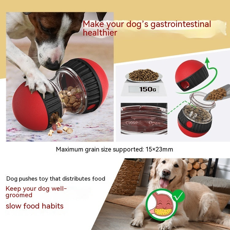 Interactive Food Dispensing Dog Toy – Slow Feeder Puzzle Ball for Mental Stimulation