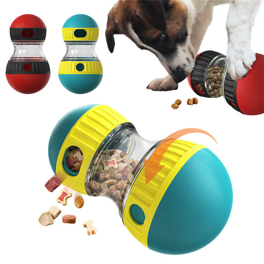 Interactive Food Dispensing Dog Toy – Slow Feeder Puzzle Ball for Mental Stimulation